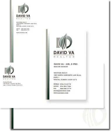 Stationery Design David Va Realtor