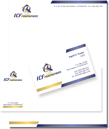 Stationery Design ICF Promotions