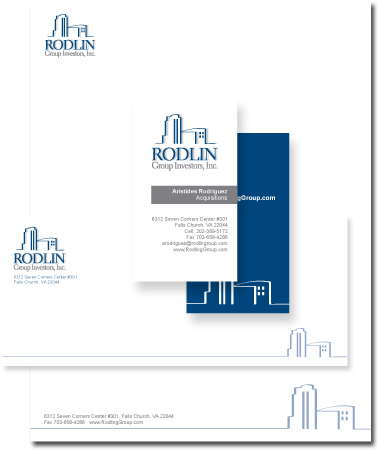 Stationery Design Rodlin Group Investors, Inc.