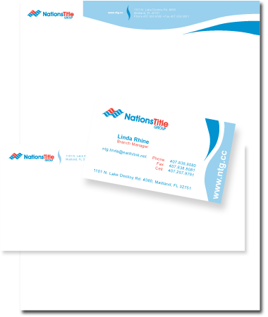 Stationery Design Nations Title Group