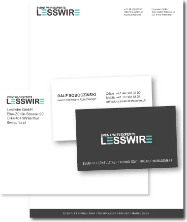 Stationery Design Lesswire