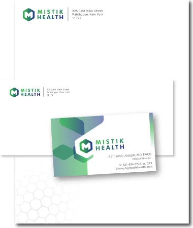 Stationery Design mistic health