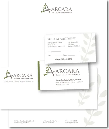 Stationery Design Arcara