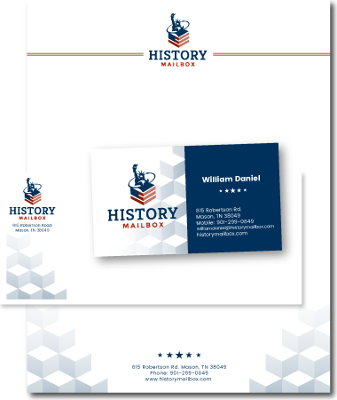 Stationery Design History mailbox
