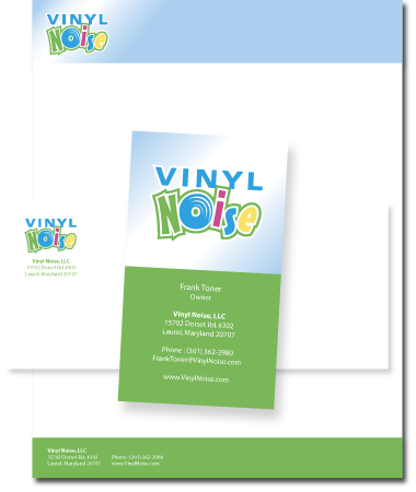 Stationery Design Vinyl Noise
