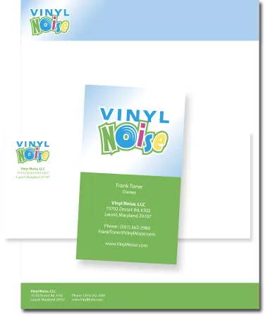 Stationery Design Vinyl Noise