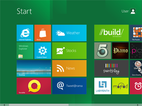 Windows 8 interface